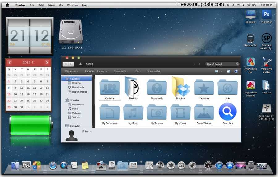 Скачать тему для виндовс 7 apple