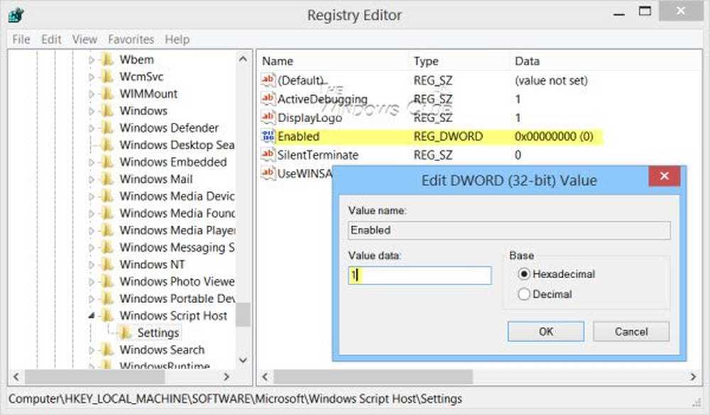 Solved – windows script host error on windows 10
