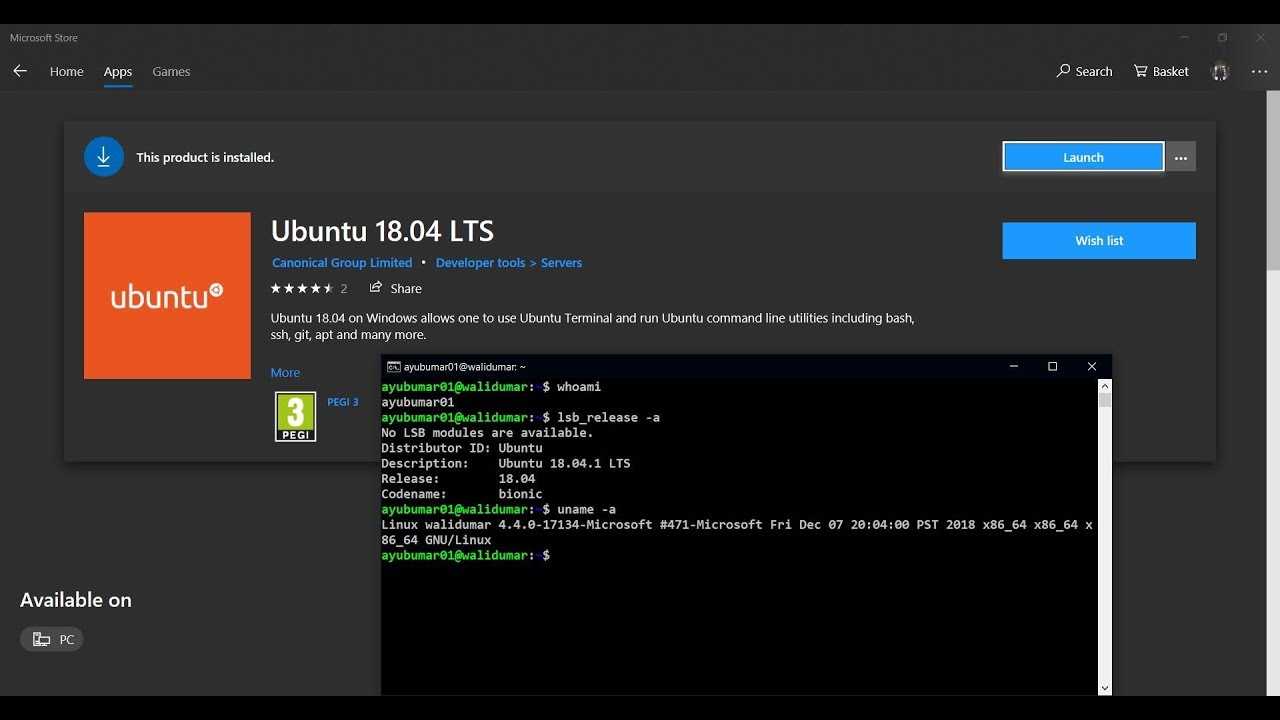 Опыт настройки и использования wsl и wsl 2 в windows 10