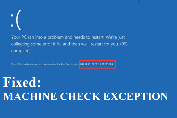 Machine check exception: fix this stop code in 7 easy steps