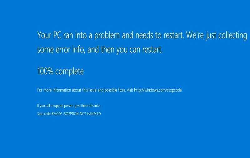 Kmode exception not handled: how to fix this bsod boot loop