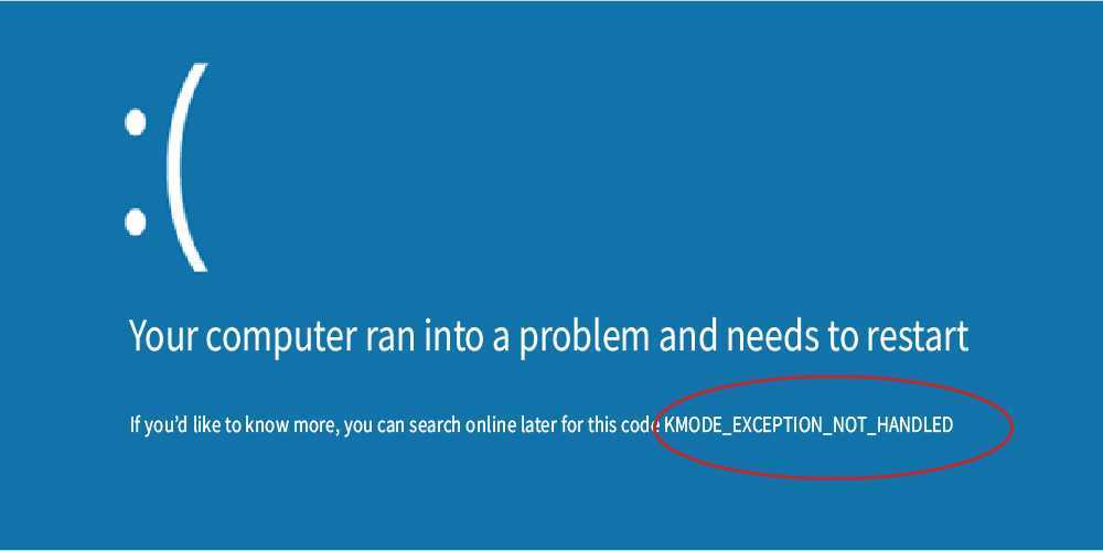 Fix kmode_exception_not_handled bsod error. easily!