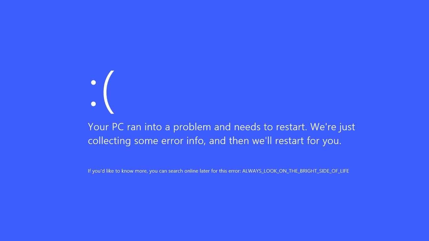 На вашем пк возникла проблема windows 10 и его необходимо перезагрузить: 11 шагов настройки
