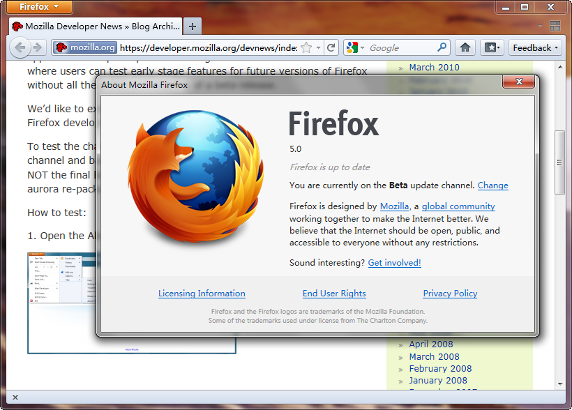 Обзор firefox 4 — часть 1