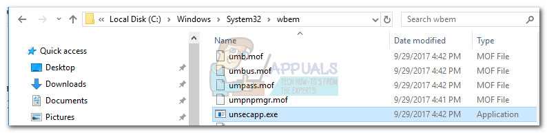 Восстановите и загрузите unsecapp.exe сейчас - winpcware
