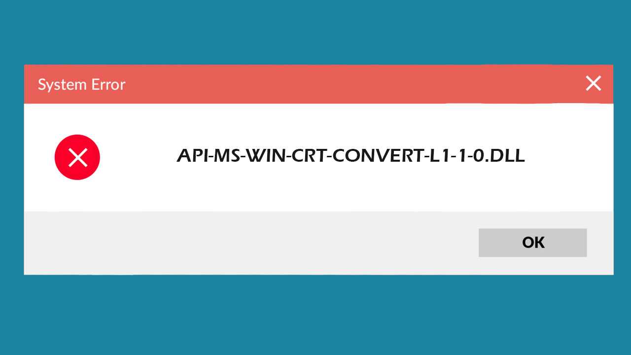 Запуск программы невозможен, так как на вашем компьютере отсутствует api-ms-win-core-winrt-l1-1-0dll - Это ошибка в Windows 1110817 с которой