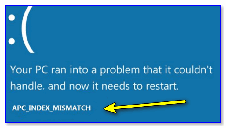 Apc index mismatch: main causes & how to fix this bsod