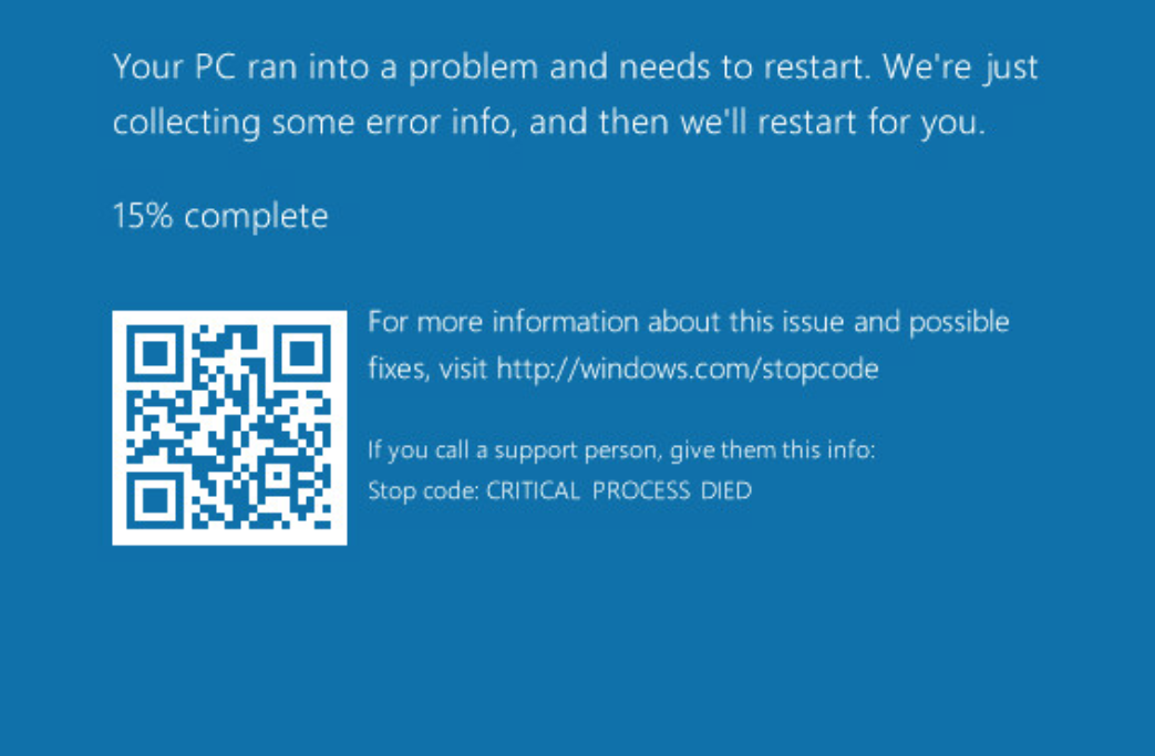 Critical service failed error in windows 10 / 11 fix