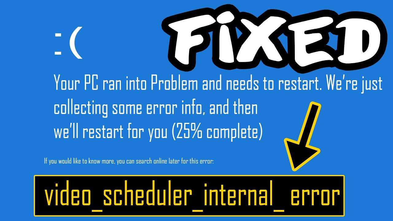 Here is how to fix windows 10, 11 video scheduler internal error | diskinternals