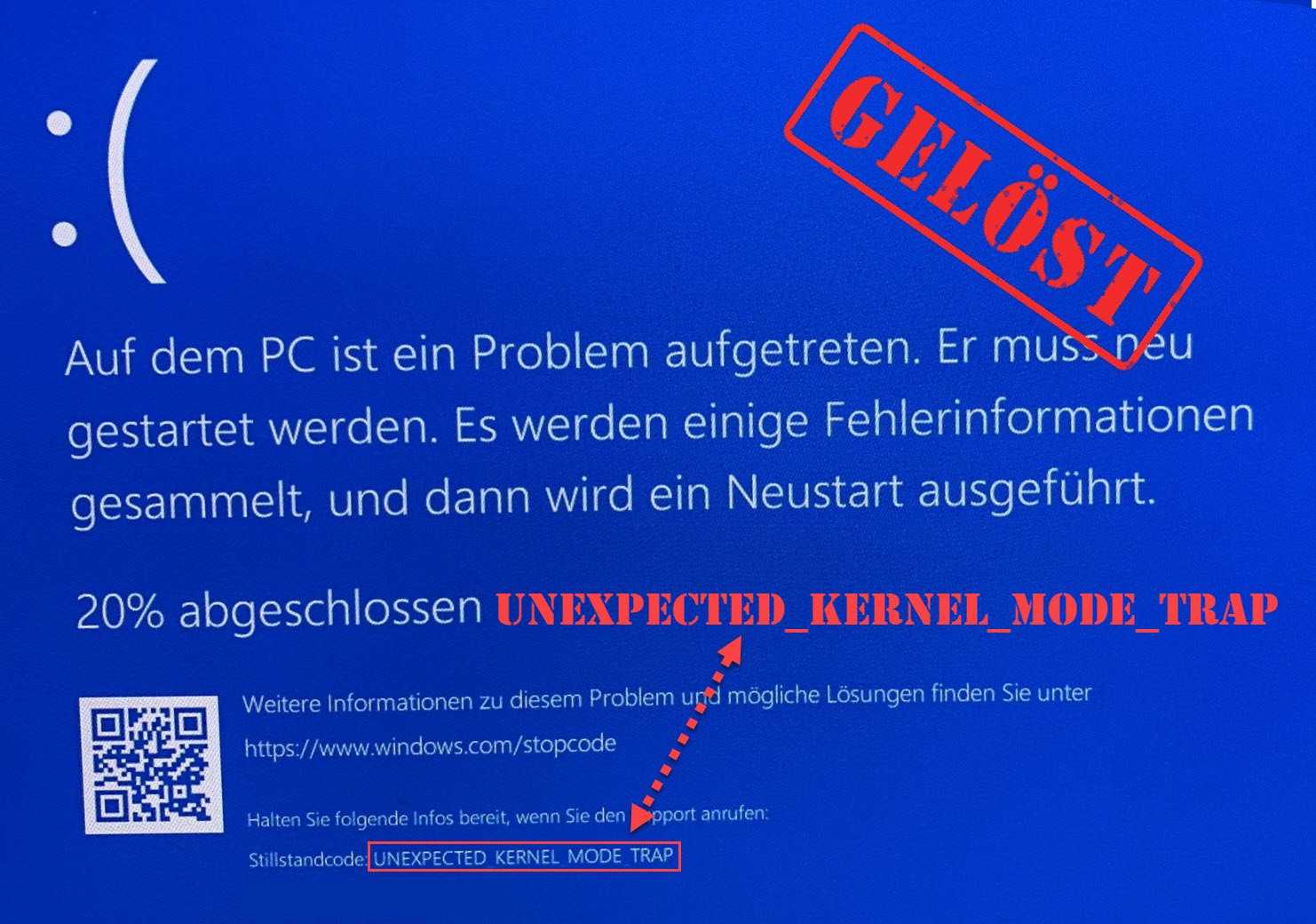 Как исправить неожиданную ошибку ловушки режима ядра в windows | dz techs